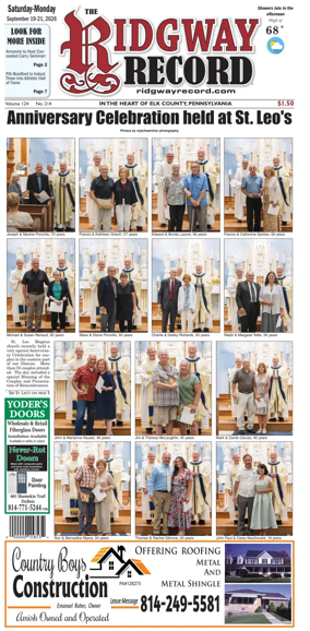 Cover of Ridgway Record