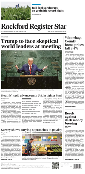 Cover of Rockford Register Star