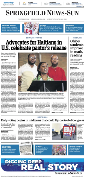 Cover of Springfield News-Sun
