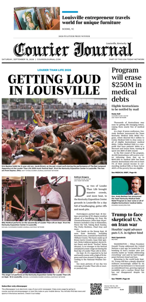 Cover of The Courier-Journal (Louisville)