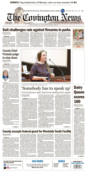 Cover of The Covington News