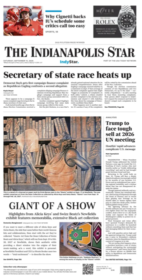 Cover of The Indianapolis Star
