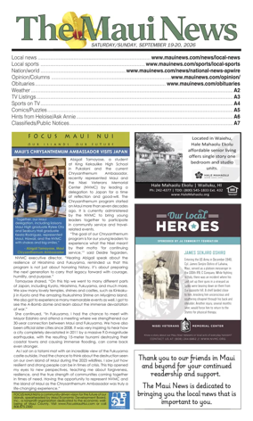 Cover of The Maui News - Weekender
