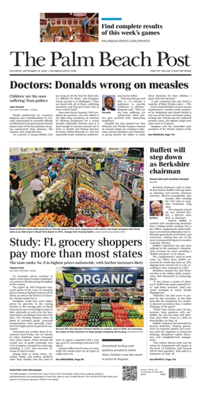 Cover of The Palm Beach Post