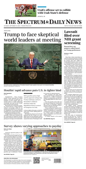 Cover of The Spectrum & Daily News