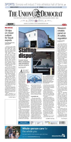 Cover of The Union Democrat