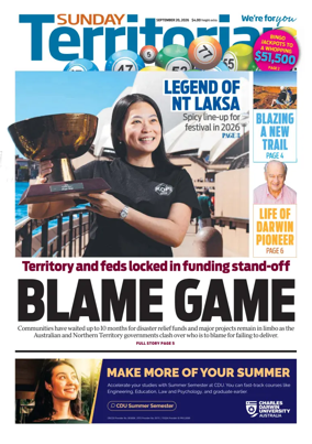 Cover of Sunday Territorian
