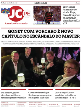 Cover of Jornal do Commercio