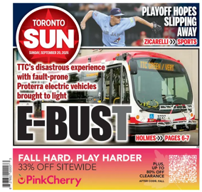 Cover of Toronto Sun