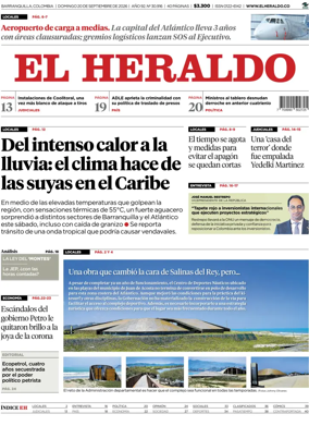 Cover of El Heraldo (Colombia)