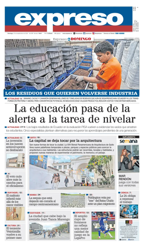 Cover of Diario Expreso