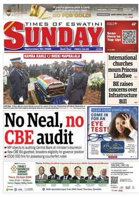 Cover of Times of Eswatini Sunday