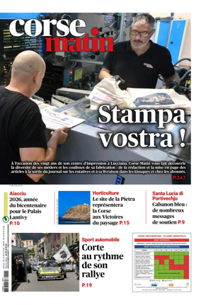 Cover of Corse Matin