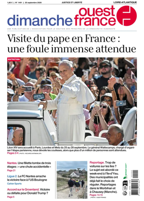 Cover of Dimanche Ouest France (Loire-Atlantique)