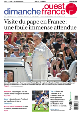 Cover of Dimanche Ouest France (Morbihan)