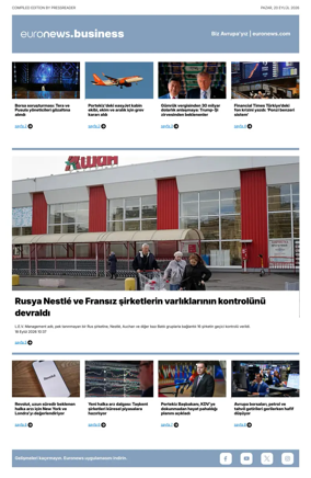 Cover of Euronews Business (Turkish) Compiled Editions
