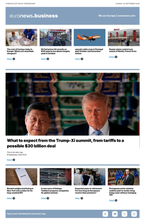 Cover of Euronews Business