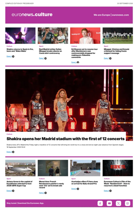 Cover of Euronews Culture and Sport Compiled Edition