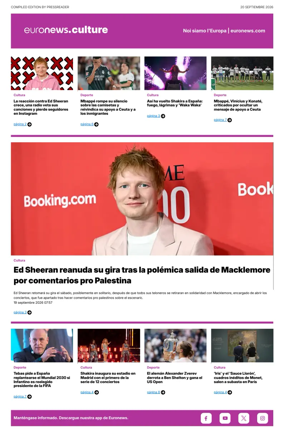 Cover of Euronews Culture and Sport (Spanish) Compiled Edition