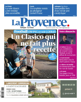 Cover of La Provence Aubagne-La Ciotat