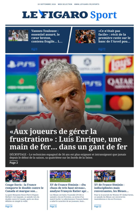 Cover of Le Figaro Sport