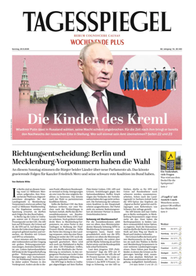 Cover of Der Tagesspiegel