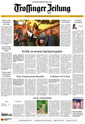 Cover of Trossinger Zeitung