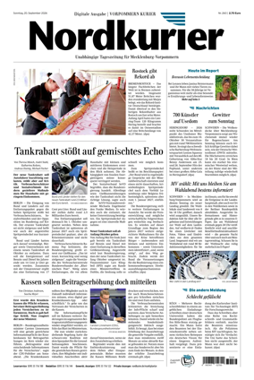 Cover of Vorpommern Kurier (Anklam)