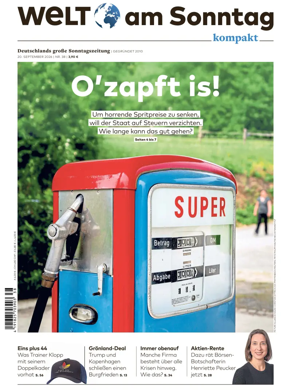 Cover of Welt am Sonntag - kompakt
