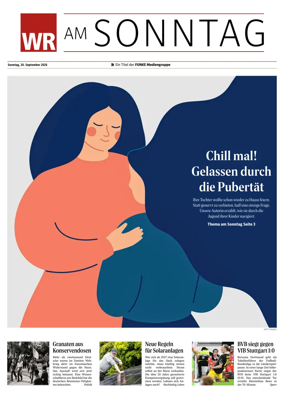 Cover of Westfalische Rundschau (WR am Sonntag)