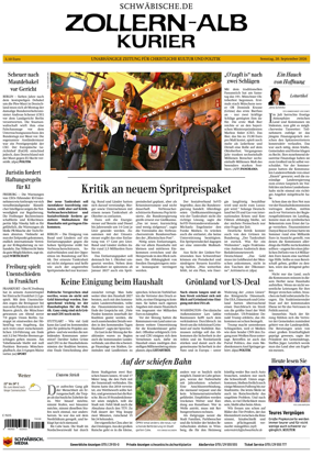 Cover of Zollern-Alb-Kurier (Balingen)