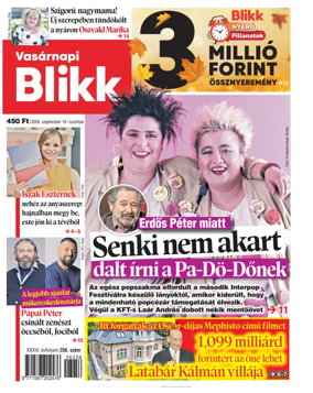 Cover of Vasarnapi Blikk