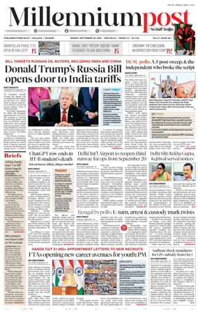 Cover of Millennium Post