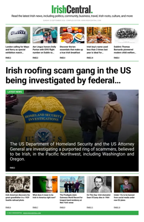 Cover of Irish Central