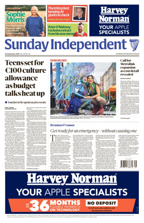 Cover of Sunday Independent (Ireland)