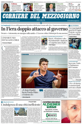 Cover of Corriere del Mezzogiorno (Puglia)