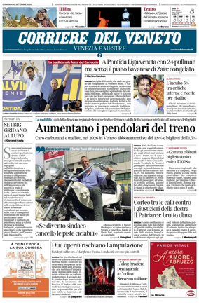Cover of Corriere del Veneto (Venezia e Mestre)