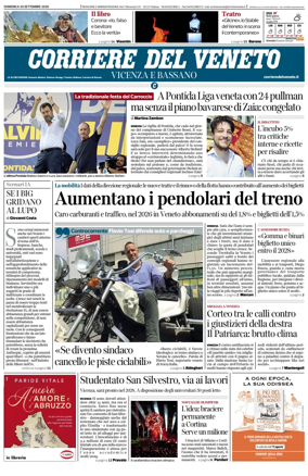 Cover of Corriere del Veneto (Vicenza e Bassano)