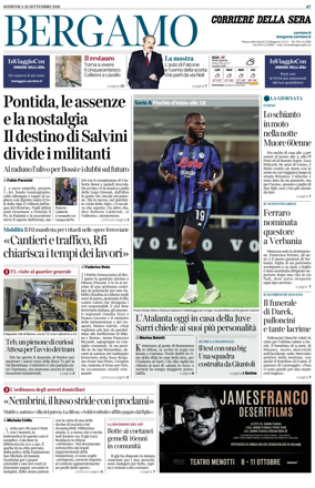 Cover of Corriere della Sera (Bergamo)