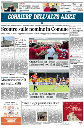 Cover of Corriere dell'Alto Adige