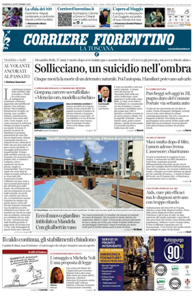 Cover of Corriere Fiorentino