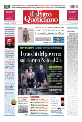 Cover of Il Fatto Quotidiano