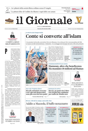 Cover of Il Giornale (Italy)