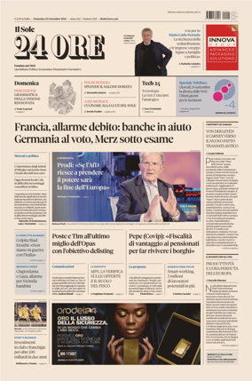 Cover of Il Sole 24 Ore