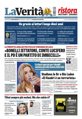 Cover of La Verita (Italia)