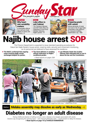 Cover of The Star Malaysia