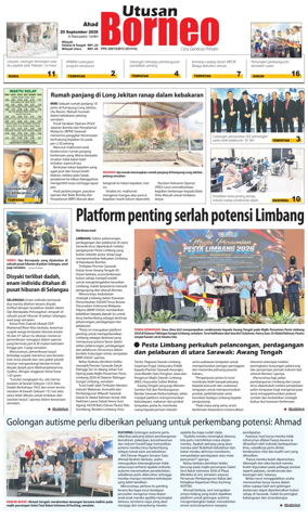 Cover of Utusan Borneo (Sarawak)