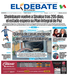 Cover of El Debate de Culiacan
