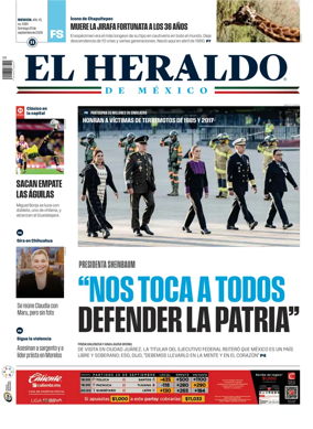 Cover of El Heraldo de Mexico