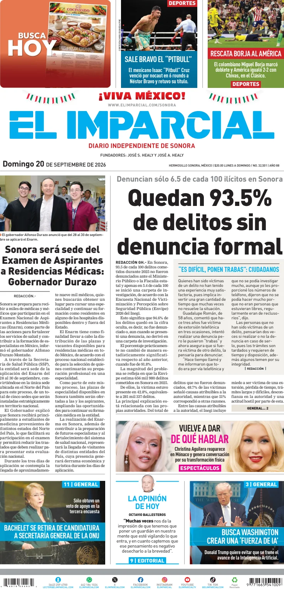 Cover of El Imparcial